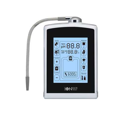 8 "LCD -paneeli vesiniku leeliseline veemasin